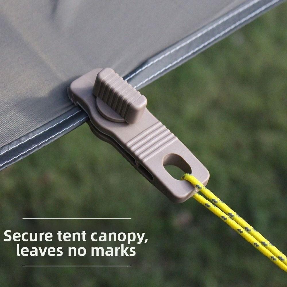 2pcs 2.5*8.5*3cm Camping Tent Clips 4 Colors Rotate Jaw Grip New Tarpaulin Fixing Snaps