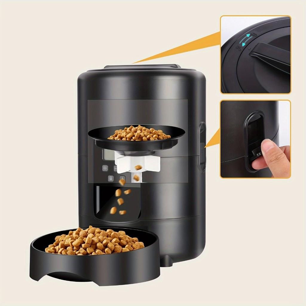 2L Large Capacity Automatic Pet Feeder Button Wi-Fi & Camera Controlled Pet Feeding Machine  Smart Dog Cat Food Dispenser