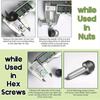 145 Pcs Hex Nut Bolt Cover Screw Cap M4-M12 Nylon Nut Dome Hex Cover Protective Hex Screw Bolt Set