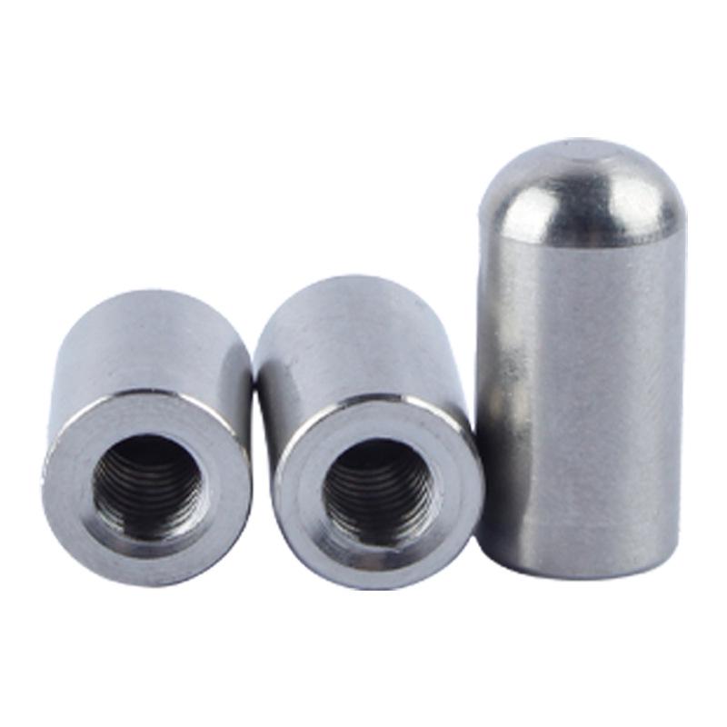 Stainless Steel Round Arc Cylindrical Pin with Internal Thread (M2-M6) - Dowel & Locating Pin
