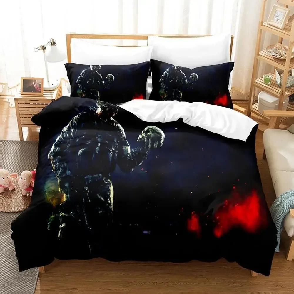 3d Anime Game Warface Breakout Bedding Set Printed Bed Set With Pillowcase Duvet Cover Soft Single Double Queen Super King Size