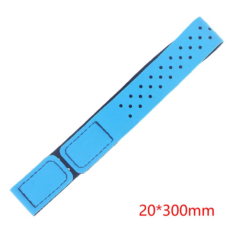 

{MX} Adjustable Running Heart Rate Monitor Armband Self-Adhesive Anti-slip Strap Sweatproof Universal Elastic Sport Wrist Strap синій