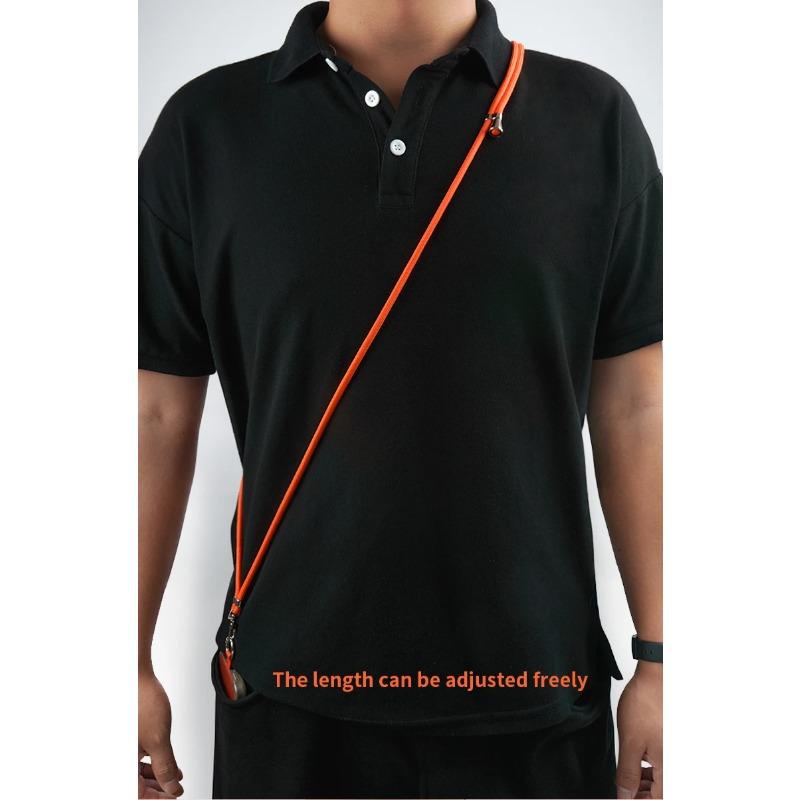 2-in-1 Umhängeband & Halskette - Universelle verstellbare Handyhalterung mit sicherem Anti-Verlust-Clip für Outdoor/Reisen