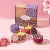 Tin Can Soy Wax Scented Candle Gift Set with Plant Essential Oils for Long-Lasting Indoor Fragrance
