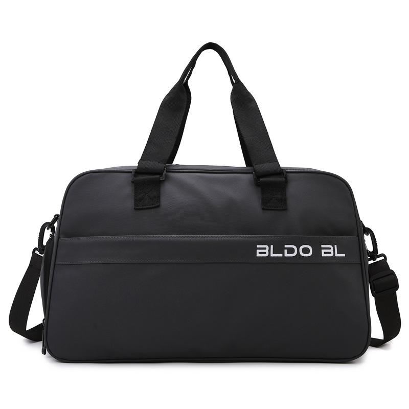 

Large capacity men s and women s portable travel bag with shoe compartment wet and dry separation yoga bag темно-сірий