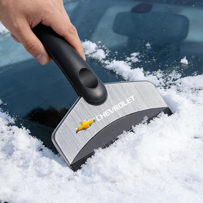 QOE3 Car Snow Shovel Remover Ice Scraper Cleaning Tools For Chevrolet Cruze Malibu Colorado Suburban Equinox Blazer Trax Camaro Spark