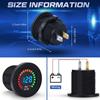 Waterproof 12V LED Car Van Boat Marine Voltmeter Voltage Meter Battery Gauge