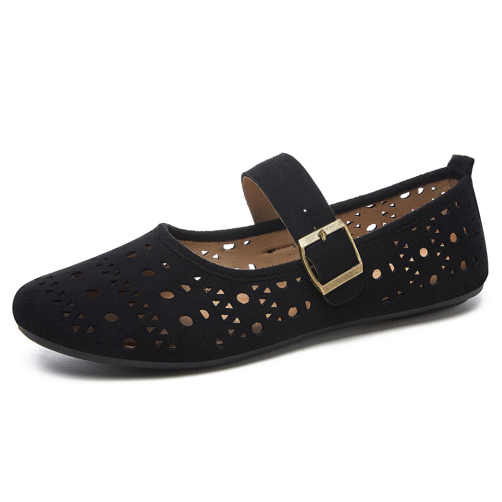 Openwork Shoes, Women s Shoes, Flat Shoes, Lightweight Shoes, Breathable Shoes 36