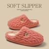 Warm Cartoon Cotton Slippers - Non-Slip Soft Sole for Women & Men, Perfect for Home This Autumn and Winter