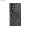 Applicable to Samsung S25u mobile phone case, new magnetic cloth pattern Elk note20 anti-drop cover feeling S24P all-inclusive