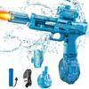 Artificial Firing And Recoil Electric Water Gun Toys Kids Automatic Sensor Lights Water Pistol Summer Outdoor Beach Kids Plaything