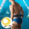 300cm Elastic Rope Swimming Training Belt Kit Resistance Training Equipment for Adult ChildrenYellow