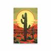 Mexican Cactus Print Colorful Cactus Watercolor Poster Boho Cactus Print Mexico Nature Landscape Botanical Canvas Painting