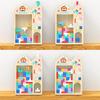 Early Childhood Puzzle 3D Three-Dimensional Wooden Block Construction Bricks Infant Logic Training Puzzle Playthings Parent-Child
