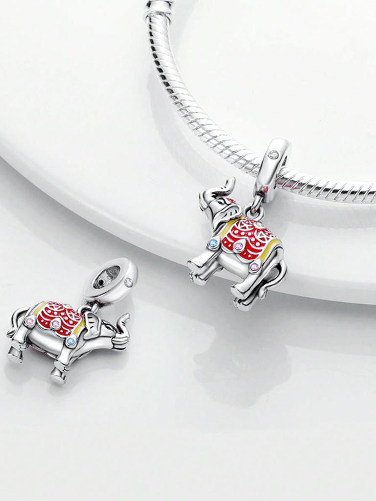 Charms Plata Cute Squirrel Elephant At The Zoo Bead Copper Plated Fitcopperoriginal Bracelet For Jewelry Making Diy Charm