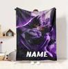 Custom Name Batman Catwoman Flannel Blanket Throw Blanket Soft Warm Sofa Bed home Decor Unique Gift