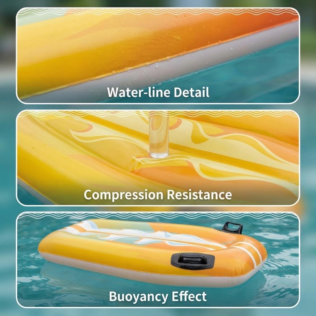 Inflatable Floating Pad, Equestrian Floating Pad, Pool Float, Suitable For Ages And Up, Unisex.(Random Color)