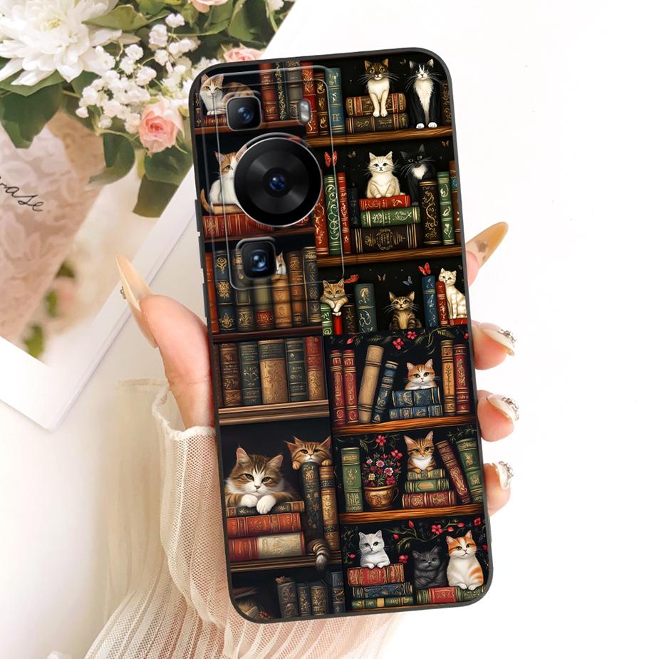 For Huawei P60 Pro Case MNA-AL00 New Luxury Candy Painted Cover Soft Silicone Case For Huawei P60 Art P 60 Pro P60Pro Funda Bags