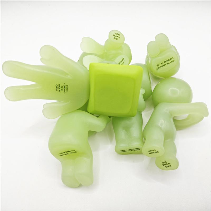 Oppgradert Versjon 6 Deler Smiski Life Series Lysende Dukke Blindboks Hjørnedekorasjon Skrivebordsmodell Juleleke Overraskelsesgave