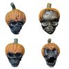 Evil Pumpkin Skull Halloween Pumpkin Decorations Outdoor Garden Resin Crafts