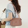 Solid Color Nylon Crossbody Bag Multi Pocket Casual Shoulder Bag for Women