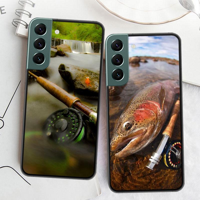Hunter Man Fishing Dog Phone Case For Samsung A15 A25 A35 A55 Galaxy A70S A50S A30S A30 A40 A71 A51 A41 A31 A21 A11 A01 A20S A10