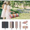 Extragroße Picknickdecken TragbarUnd WasserdichtSanddichtFaltbare Outdoor-Decke Mode Praktische Matte Tasche Picknickdecke