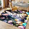 Office Carpet Easter Bunny & Eggs Design Sofa Rug, Chair Mat Protection