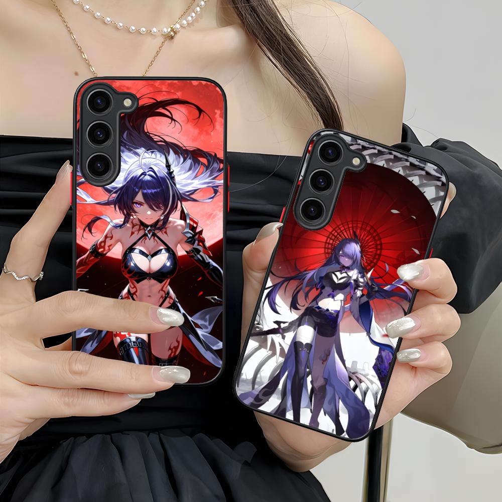 HSR Acheron Silicone Mobile Phone Case for Samsung Galaxy S26 S25 S24 S23 S22 S21 Plus FE Ultra Colorful Cover