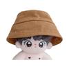 Fashion Design Doll Hat Cotton Candy Color Fisherman Hat Plush Doll Head Decoration  Plush Doll