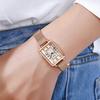 Same personality retro square women's watch fashion casual student waterproof watch
