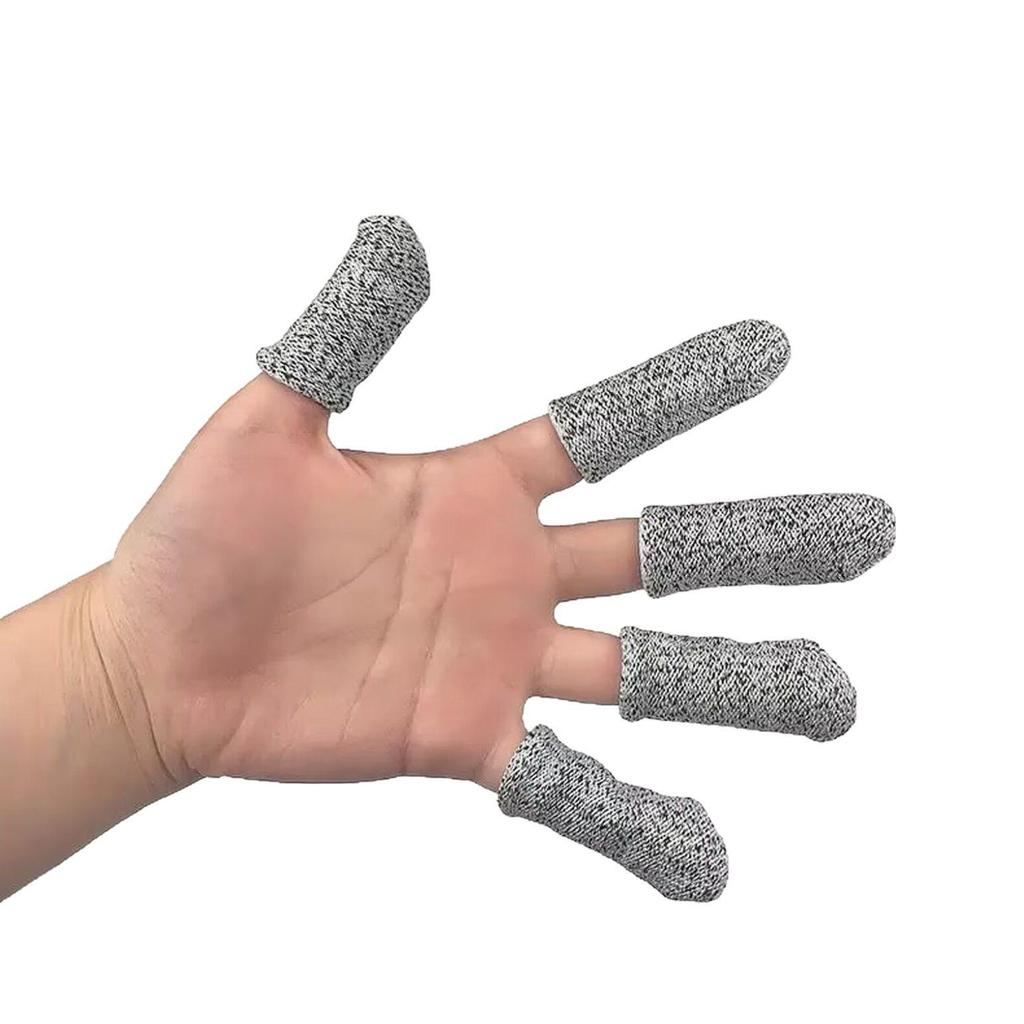 Level 5 Cut-Resistant Finger Sleeves: Universal Protection for Handcraft, Carving, Gardening, and Industrial Work