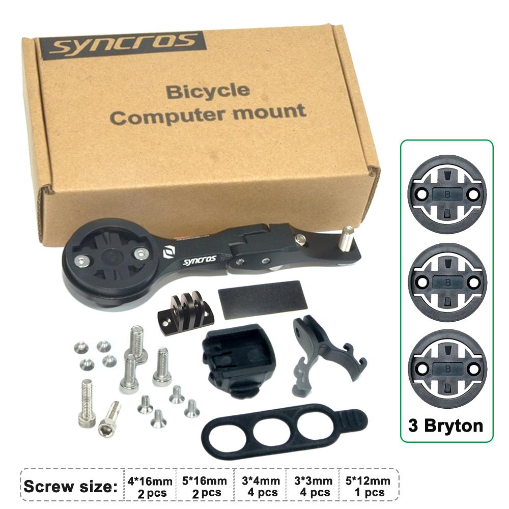 Supporto per Manubrio Integrato SYNCROS ADDICT RC Supporto per Computer Mount Staffa per GPS/Garmin/Bryton/Wahoo CRESTON IC SL