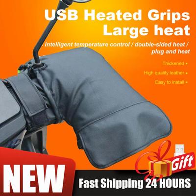 3 Levels Setting Motorcycle Heating Warm Muffs Electric Heating Handlebar Gloves Motorcycle Winter Warm Handle Heated Warm Muffs