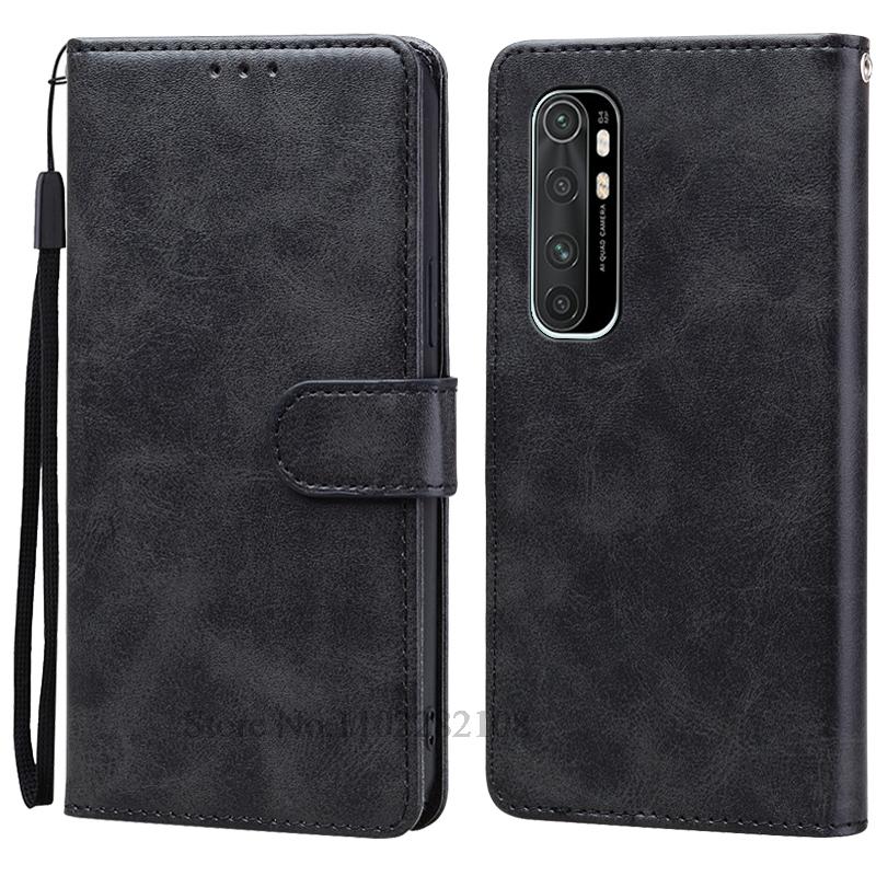 

Чехол Mi Note 10 Lite для Xiaomi Mi Note 10 Lite, кожаный чехол-кошелек, флип-чехол для Xiaomi Mi Note 10 Lite, чехол для телефона Fundas For Mi Note 10 Lite чёрный