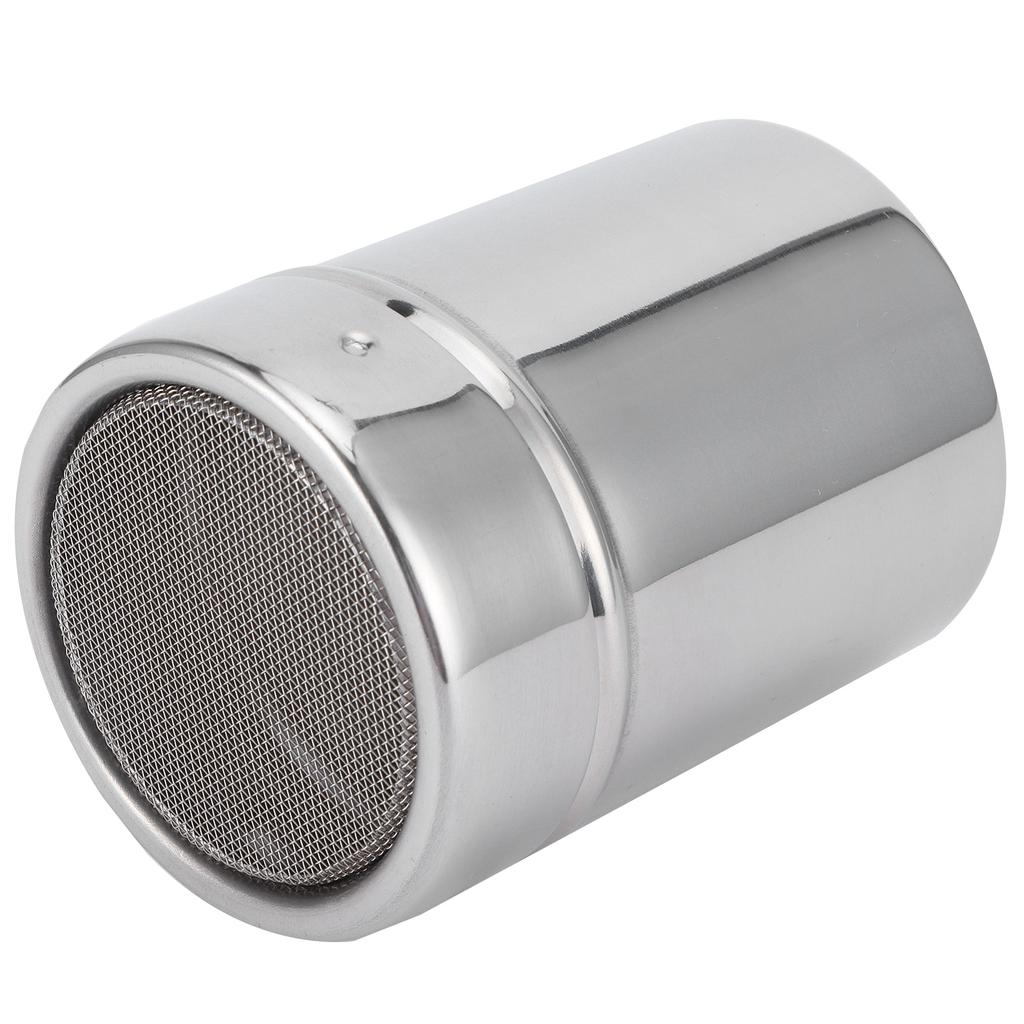 Stainless Steel Coffee Powder Shaker Cocoa Powder Dredger Kitchen Utensils 0.5mm Hole Diameter