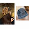 Μεγάλη Περίμετρος Κεφαλιού Vintage Βελούδινο Καπέλο Προστασία Αυτιών Γυναίκες Ζεστό Καπέλο για Κρύο Χειμώνα