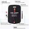 20L Folding Shower Bag for Camping and Outdoor Toiletries