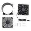 Solar Powered Exhaust Fan ABS Solar Round Vent Fan Kit for Kitchen Pet House Chicken Coop Greenhouse