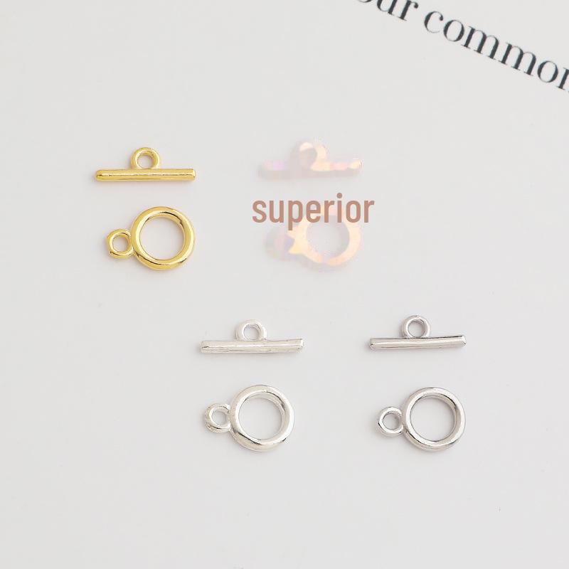 

Застежка-цветок Twist OT из стерлингового серебра S925 для браслета/ожерелья своими руками Gold-plated