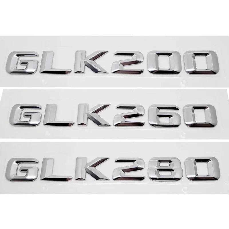 Modified Car Trunk Emblem Sticker Letter Badge Decals Decoration for Mercedes Benz GLK200 GLK260 GLK280 GLK300 GLK350 GLK500 AY1