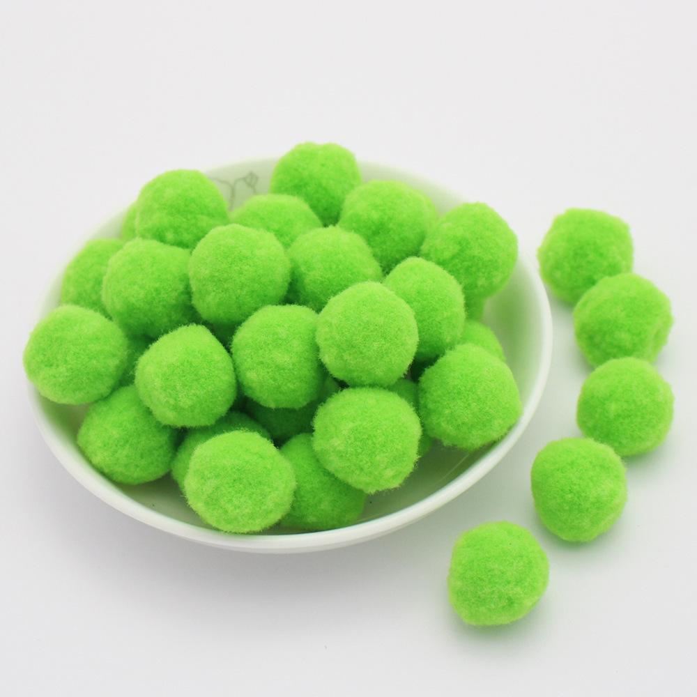 Colored Pompoms 81015202530Mm High Elasticity Soft Diy Pom Poms Fuzz Ball Pompom For Crafts Wedding Decor Kid Creative Toy