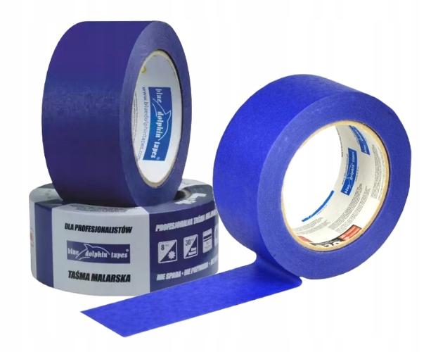 Taśma malarska Blue Dolphin niebieska 48 mm 50 m