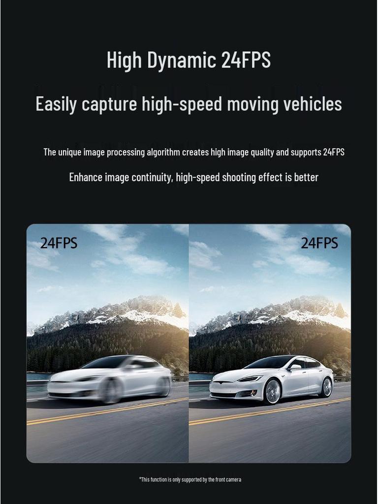 K309 4K Dual-Objektiv Dashcam mit Infrarot-Nachtsicht, WLAN und GPS
