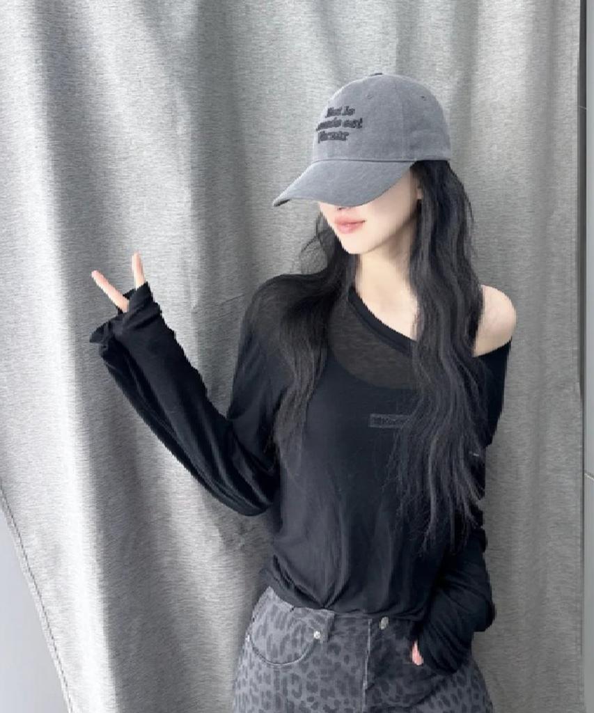 UNKNOWN PLANET Soft Daily Long Sleeve T-Shirt 5 Colors