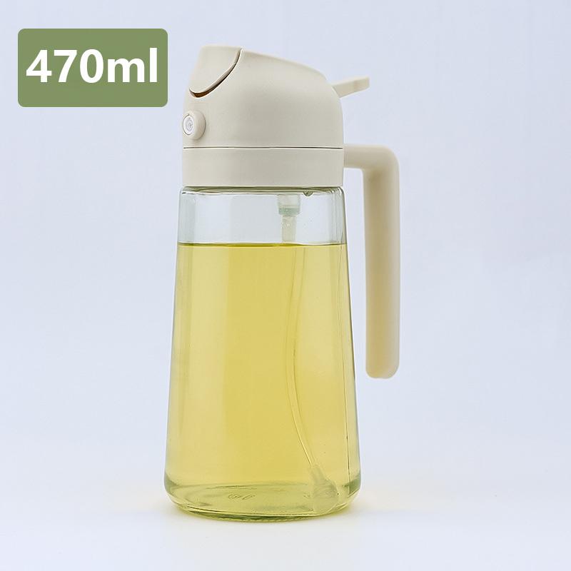Olive Oil Sprayer for Cooking 2 in 1 Olive Oil Dispenser for Kitchen Gadgets Food-grade Oil Mister for Air Fryer Salad Frying