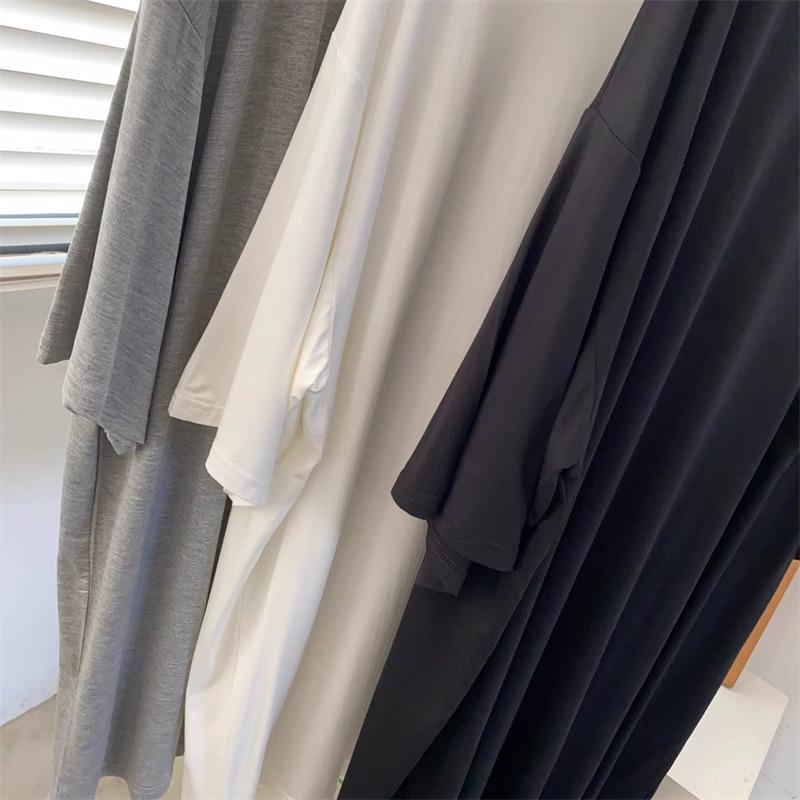 Women's Plus Size Oversized Draped Short Sleeve T-Shirt for Spring/Summer – Perfect for Home, Dance, and Yoga