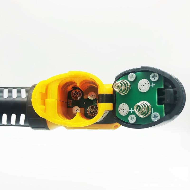 Battery Powered Electric Caulking Tool With 6Speed Setting LED Light For Precise Sealing In Dark Areas AntiDrip Systems