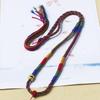 Tibetan Hand-Woven Eight-Strand Cotton Thread Necklace Cord with Safety Buckle for Thangka Amulet