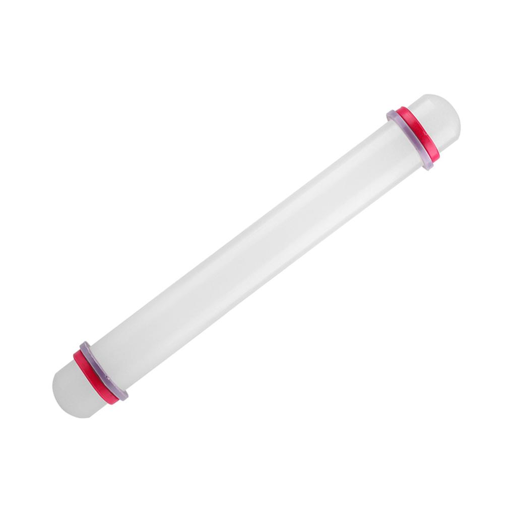 Plastic,Rolling Pin, Non Stick Kitchen Tool with Adaptable   circles for Fondant Cake, Pastry,